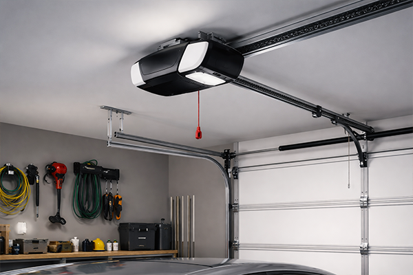 Smart garage door opener installation